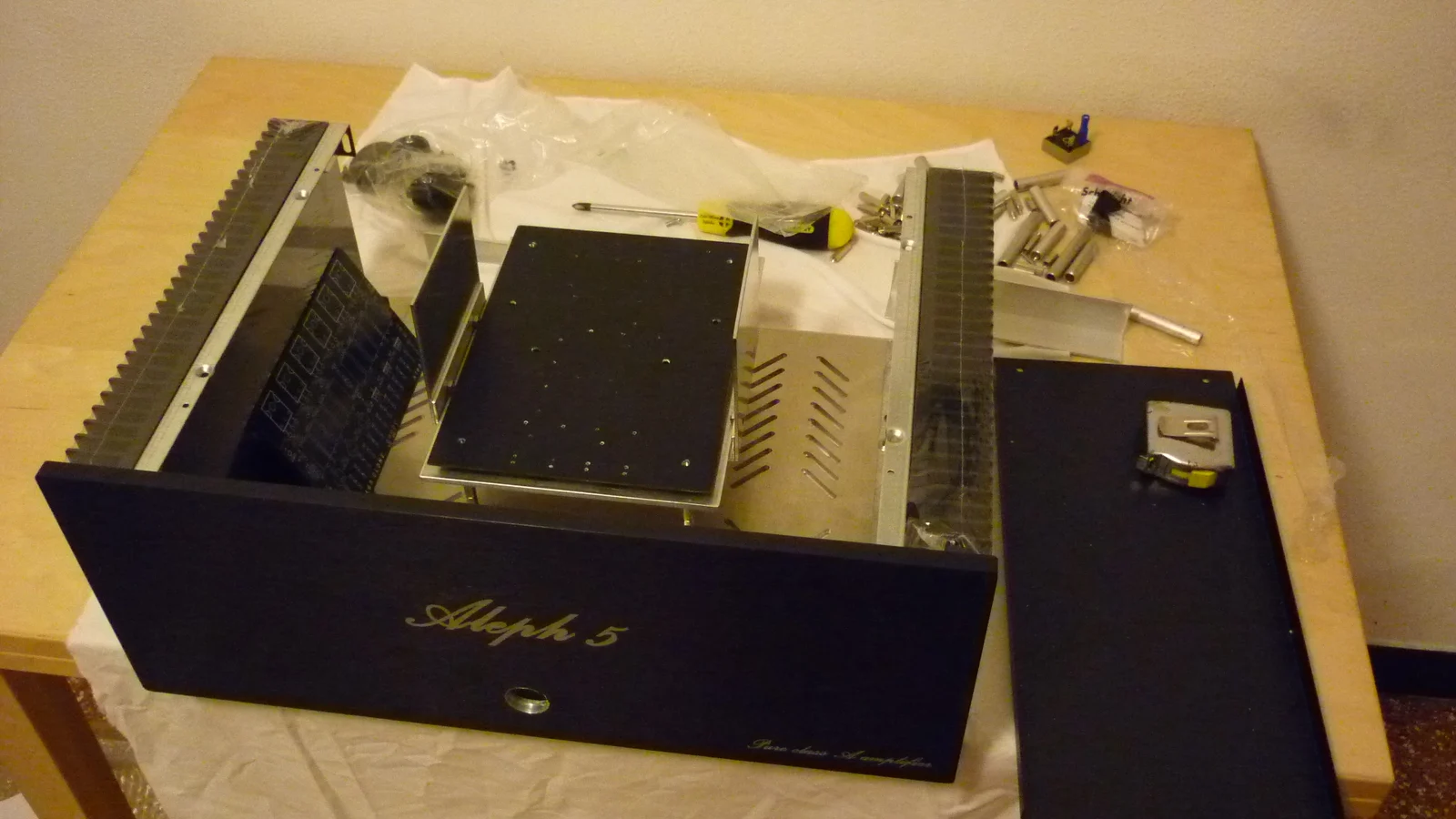 Aleph 5, my first DIY Class A amplifier build (2008)